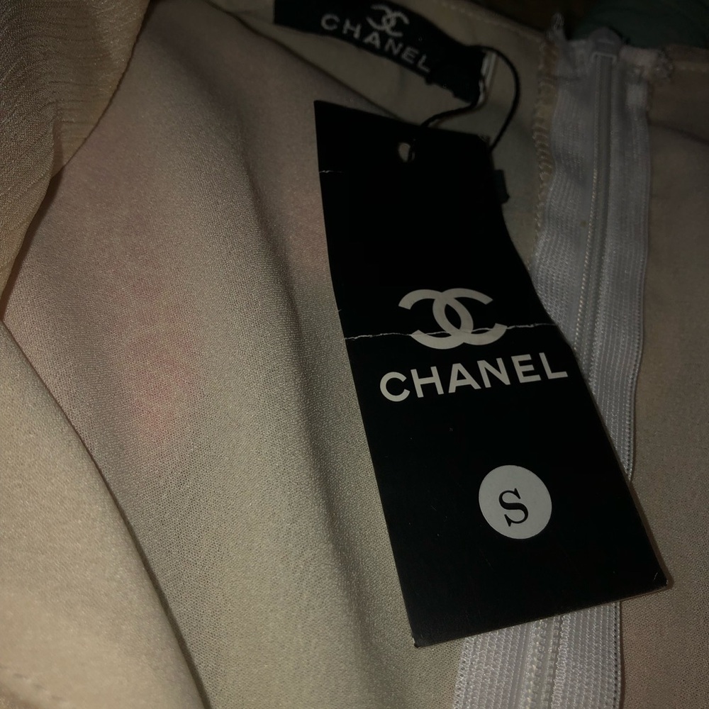 Chanel Cream Blouse Elegant Designer Top